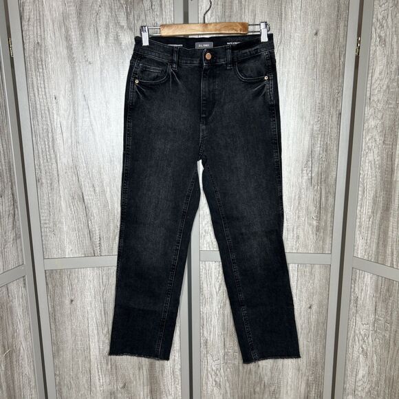 DL1961 Jeans Patti Straight Vintage Straight Leg High Rise Ankle Size 28 - Picture 1 of 8